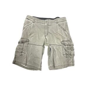 Kuhl Vintage Patina Dye Cargo Shorts Men’s 38 Gray Hiking Outdoor Utility Shorts